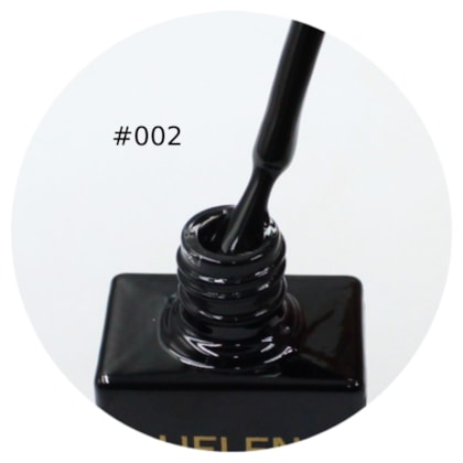 Esmalte Em Gel Helen Color 15ml C/ Anvisa Cor: 002 Preto Suave
