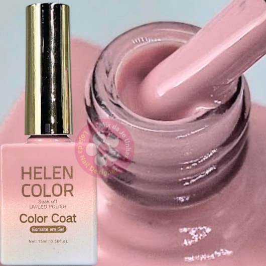 Esmalte Em Gel Helen Color 15ml C/ Anvisa Cor: 004 Nude para unhas