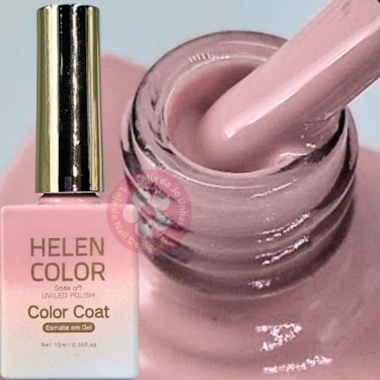 Esmalte Em Gel Helen Color 15ml C/ Anvisa Cor: 008 Nude Antigo