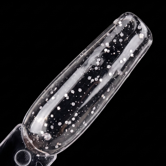 Esmalte Em Gel Helen Color 15ml C/ Anvisa Cor: 011 Transparente C/ Glitter para unhas