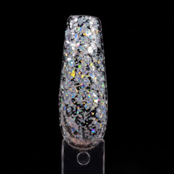 Esmalte Em Gel Helen Color 15ml C/ Anvisa Cor: 012 Glitter Prateado