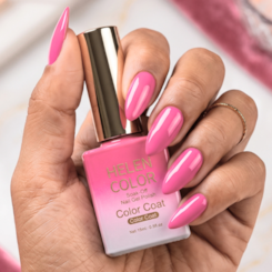 Esmalte Em Gel Helen Color 15ml C/ Anvisa Cor: 015 Rosa Chiclete