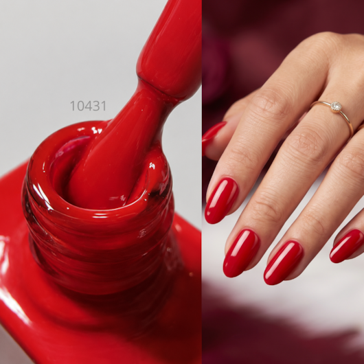 Esmalte Em Gel Helen Color 15ml C/ Anvisa Cor: 019 Vermelho para unhas