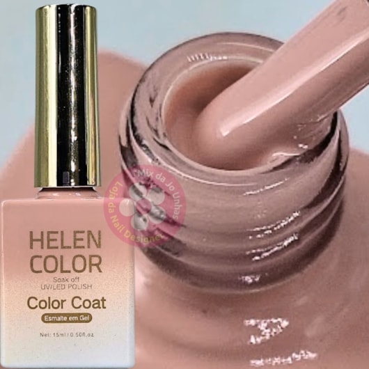 Esmalte Em Gel Helen Color 15ml C/ Anvisa Cor: 022 Cappuccino para unhas