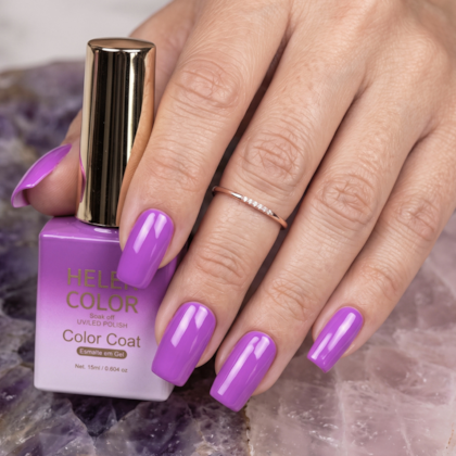 Esmalte Em Gel Helen Color 15ml C/ Anvisa Cor: 025 Lilás Escuro