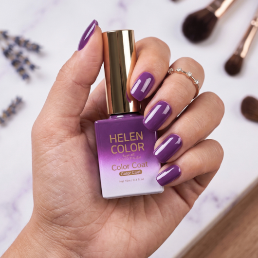 Esmalte Em Gel Helen Color 15ml C/ Anvisa Cor: 028 Uva para unhas