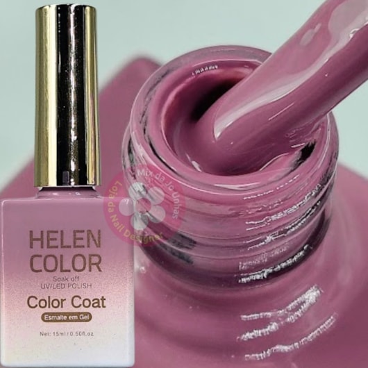 Esmalte Em Gel Helen Color 15ml C/ Anvisa Cor: 029 Roxo Antigo para unhas