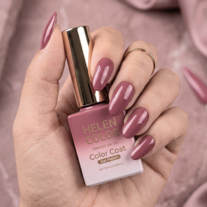 Esmalte Em Gel Helen Color 15ml C/ Anvisa Cor: 029 Roxo Antigo