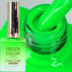 Esmalte Em Gel Helen Color 15ml C/ Anvisa Cor: 033 Verde Neon