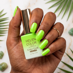Esmalte Em Gel Helen Color 15ml C/ Anvisa Cor: 033 Verde Neon