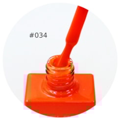 Esmalte Em Gel Helen Color 15ml C/ Anvisa Cor: 034 Laranja Neon Esmalte Em Gel Helen Color 15ml C/ Anvisa Cor: 034 Laranja Neon