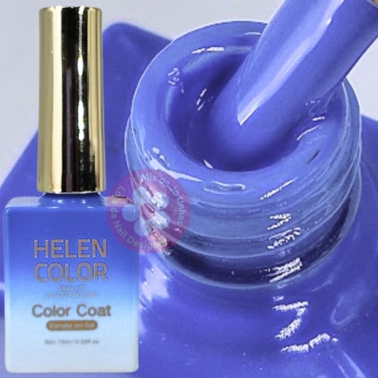 Esmalte Em Gel Helen Color 15ml C/ Anvisa Cor: 036 Azul Céu para unhas