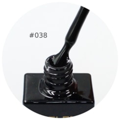 Esmalte Em Gel Helen Color 15ml C/ Anvisa Cor: 038 Preto Esmalte Em Gel Helen Color 15ml C/ Anvisa Cor: 038 Preto