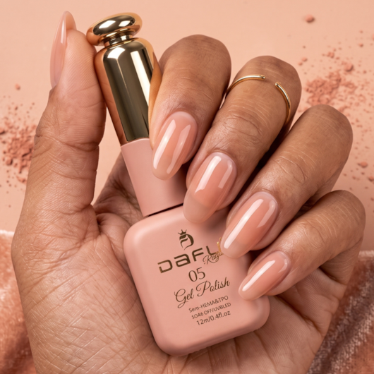 Esmalte em gel Jelly Camuflagem 05 Dafu 12ml Infinito Glow para unhas
