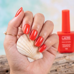 Esmalte em gel laranja Neon Amor de Verão Lacre 10g Esmalte em gel laranja Neon Amor de Verão Lacre 10g