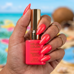 Esmalte em gel Laranja Neon Verão Helen Color 15ml Diamond 27 Esmalte em gel Laranja Neon Verão Helen Color 15ml Diamond 27