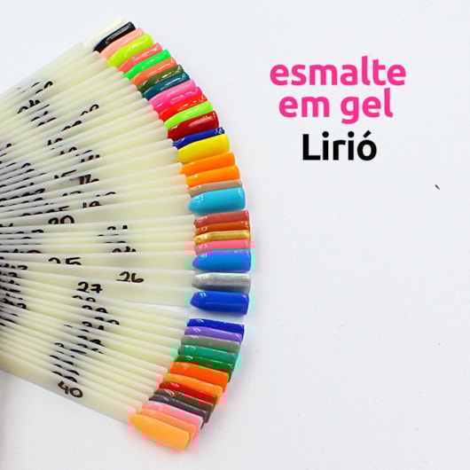 Esmalte Em Gel Laranja terroso 15ml Lirió para unhas
