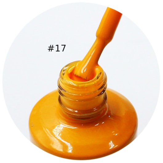 Esmalte Em Gel Laranja terroso 15ml Lirió para unhas
