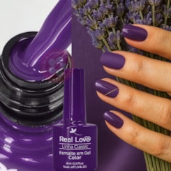 Esmalte em gel Lavanda Real Love Linha Classic 8ml 059 Esmalte em gel Lavanda Real Love Linha Classic 8ml 059