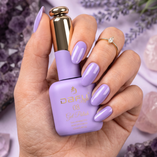 Esmalte em gel Lilás 08 Dafu 12ml Infinito Glow para unhas
