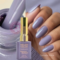 Esmalte em gel Lilás acinzentado Helen Color 15ml Diamond 54