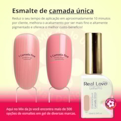 Esmalte em gel Lilás bebê 26 Linha PRO Real Love
