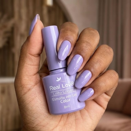 Esmalte em gel Lilás claro Linha Classic Real Love