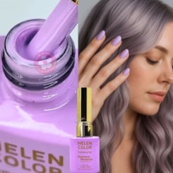 Esmalte em gel Lilás rosado 66 Diamond 15ml Helen Color Esmalte em gel Lilás rosado 66 Diamond 15ml Helen Color