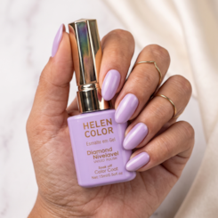 Esmalte em gel Lilás rosado Helen Color 15ml Diamond 66