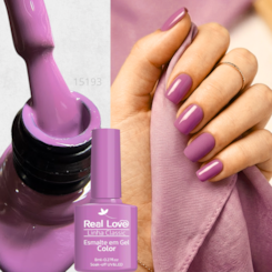 Esmalte em gel Lilás rosado Real Love Linha Classic 8ml 028 Esmalte em gel Lilás rosado Real Love Linha Classic 8ml 028