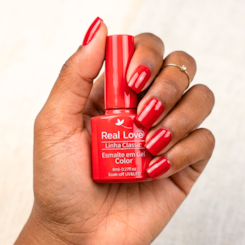 Esmalte em gel Linha Classic 45 Real Love Vermelho tomate