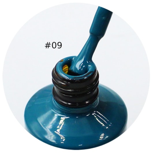 Esmalte Em Gel Lirió 15ml Cor: 09 Azul Vintage para unhas
