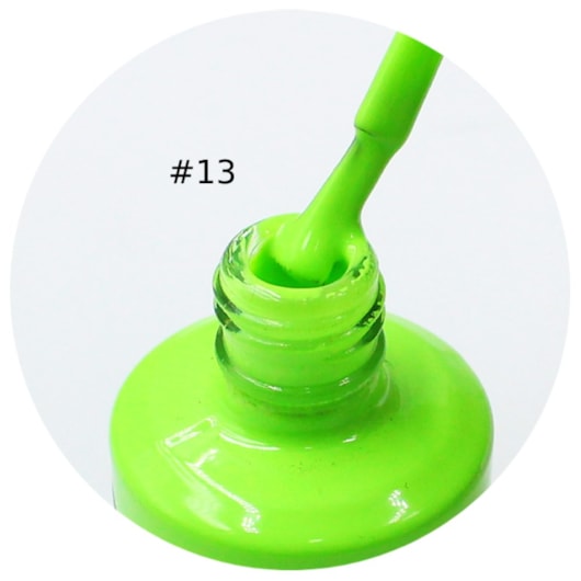 Esmalte Em Gel Lirió 15ml Cor: 13 Verde Neon para unhas