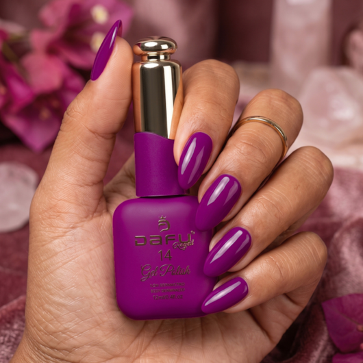 Esmalte em gel Magenta 14 Dafu 12ml Infinito Glow para unhas