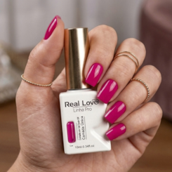Esmalte em gel Magenta escuro 25 Linha PRO Real Love