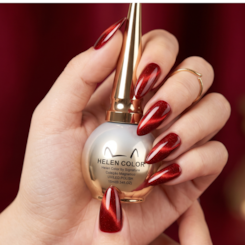 Esmalte em gel magnético 99 Vermelho Helen Color