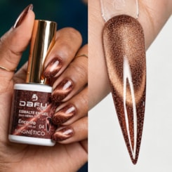 Esmalte em gel Magnético Bronze Encanto 04 10ml Dafu Esmalte em gel Magnético Bronze Encanto 04 10ml Dafu