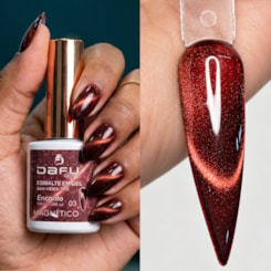 Esmalte em gel Magnético Cobre Encanto 03 10ml Dafu