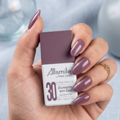 Esmalte em gel Malva Acinzentado Sem TPO AllSmile Real Love 30 Esmalte em gel Malva Acinzentado Sem TPO AllSmile Real Love 30