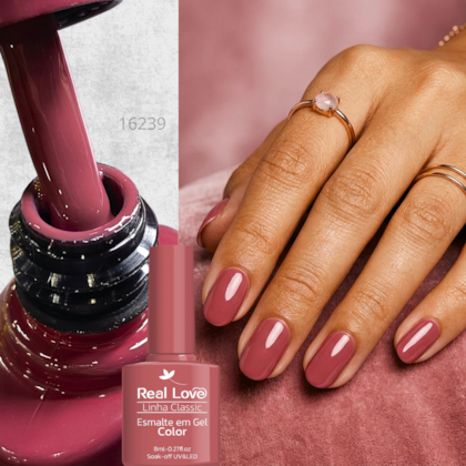 Esmalte em gel Malva Real Love Linha Classic 8ml 040