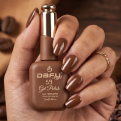 Esmalte em gel Marrom Chocolate 59 Dafu 12ml Infinito Glow Esmalte em gel Marrom Chocolate 59 Dafu 12ml Infinito Glow