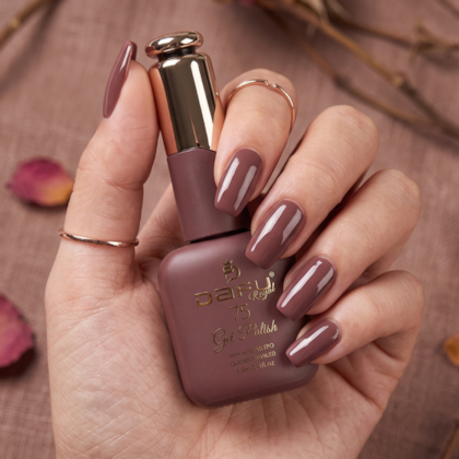 Esmalte em gel Marrom Chocolate ao Leite 75 Dafu 12ml Infinito Glow
