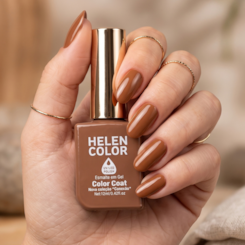 Esmalte em gel Marrom puro Helen Color 12ml Conexão 253