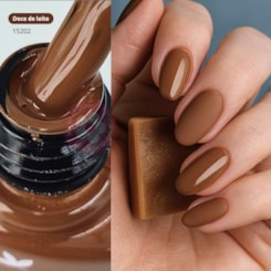 Esmalte em gel Marrom Real Love Linha Classic 8ml 038 Esmalte em gel Marrom Real Love Linha Classic 8ml 038