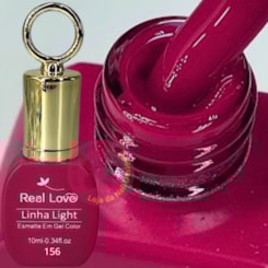 Esmalte em gel Marsala aberto 156 10ml Real Love Chaveirinho Esmalte em gel Marsala aberto 156 10ml Real Love Chaveirinho