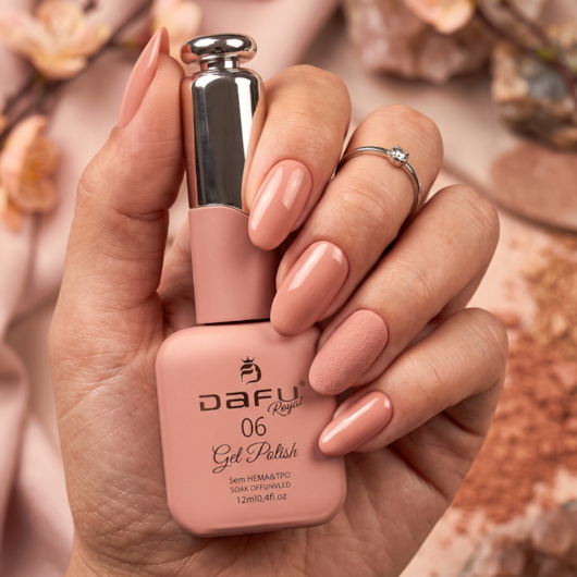 Esmalte em gel Nude 06 Dafu 12ml Infinito Glow para unhas