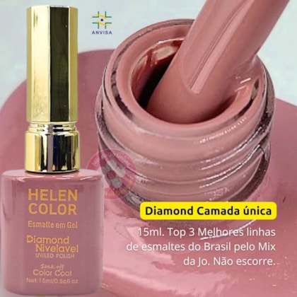 Esmalte em gel Nude 11 Diamond 15ml Helen Color