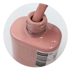 Esmalte em gel Nude 12 Diamond 15ml Helen Color Esmalte em gel Nude 12 Diamond 15ml Helen Color