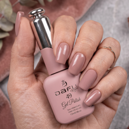 Esmalte em gel Nude 49 Dafu 12ml Infinito Glow