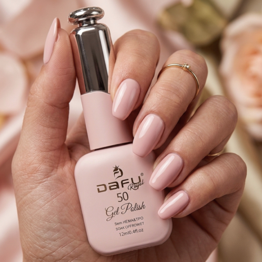 Esmalte em gel Nude 50 Dafu 12ml Infinito Glow para unhas